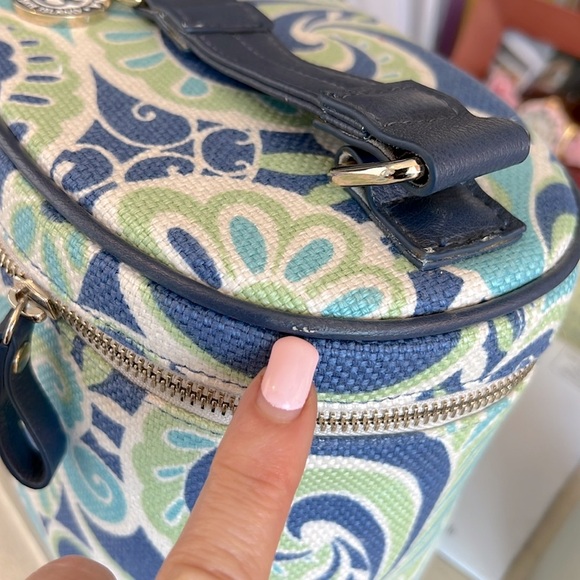 Spartina 449 Oval Train Case in Ocean Wind NWOT - Picture 10 of 10